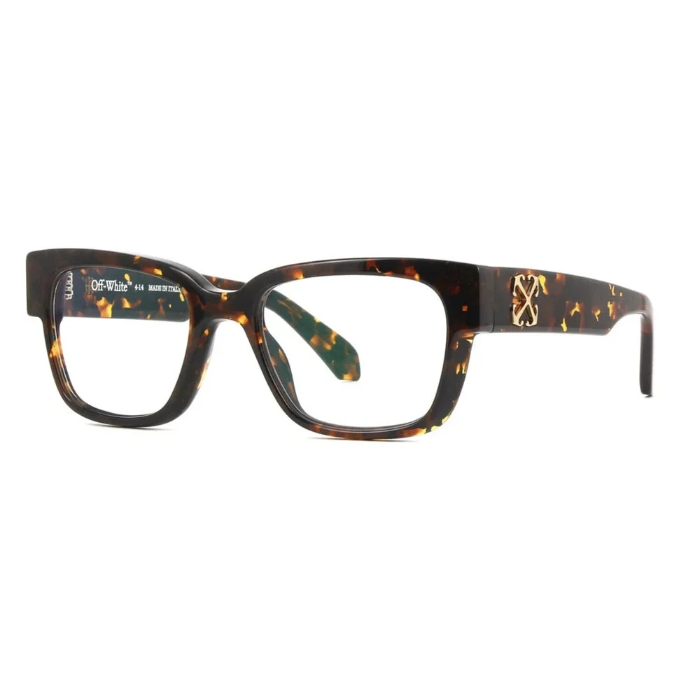 NWT Off-White Style 59 Havana Square 52mm Eyeglasses